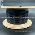 COMMERCIAL USE Black PA NYLON COATED GYM CABLE